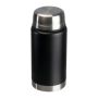 Caserolă alimentară cu perete dublu, 750 ml - Negru - ø 9,3 × 21,5 cm