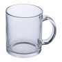 Ceaşcă de cafea din sticlă, 300 ml - Transparent - 110 x 80 x 93 mm