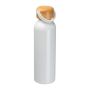 Sticlă de băut din aluminiu reciclat, 600 ml - Alb - ø 6,5 × 23,2 - Personalizat