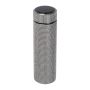 Sticlă mare cu inserţii de cristale, 500 ml - Gri - ø 6,8 x 24 cm