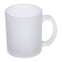 Cană din sticlă sablată, 300 ml - Transparent - ø 8 × 9,4 cm