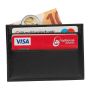 Suport carduri din piele, RFID - Negru - 10,5 × 7,5 × 0,5 cm