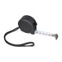 Ruletă de oţel cu carcasă din plastic, 3 m - Negru - 5 x 2,5 x 5 cm
