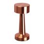 Lampă de birou din oţel inoxidabil cu acumulator - Rose Gold - ø 8,9 x 20,8 cm