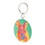 KeyBadge RPET Maxi - alb