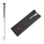 CLAUDIE ballpen, white - Alb  - 13,5 × 1,2 cm