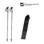 DENALI walking sticks - Negru - lenght (folded) 64 cm