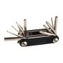 TIBESTI bicycle tool - Negru - opened: 12,7 × 2 × 3,8 cm, closed: 7,3 × 2 x 3,8 cm