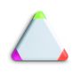 TRIANGULO - Alb - Personalizat