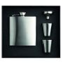 SLIMMY FLASK SET - Argint Mat - Personalizat