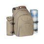 VILLA. Rucsac termic pentru picnic din poliester reciclat 600D, de înaltă densitate - Maro deschis - Personalizat
