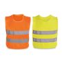 MIKE. Vestă reflectorizantă pentru copii din poliester (100%)