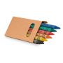 EAGLE. Cutie cu 6 creioane - Natural - Personalizat