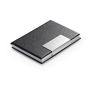 REEVES. Suport pentru card de aluminiu - Negru - Personalizat