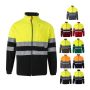 VL EROS LARGE. Jachetă fleece în două tonuri (280g/m²), din poliester (100%) - Personalizat
