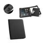 EMERGE FOLDER. Mapa 300 D poliester reciclat (100% rPET) A4 cu fermoar