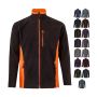 VL GERAS. Jachetă fleece bicoloră (220g/m²) din poliester (100%) - Personalizat