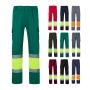 VL POSEIDON. Pantaloni din twill bicolor cu buzunare multiple (210 g/m²), din bumbac (20%) și poliester (80%) - Personalizat