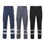 VL DIONYSUS. Pantaloni extensibili cu mai multe buzunare (240g/m²), din bumbac (46%), EME (38%) și poliester (16%) - Personalizat