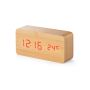 DARWIN. Ceas de masă în MDF - Natural deschis - Personalizat