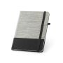ROUSSEAU. A5 Notepad cu pagini liniate - Negru - Personalizat