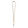 75096. Lanyard Cork Long Set. Modele standard - Natural - Personalizat