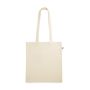 LEON. Sacoșă 100% bumbac organic (140 g/m²) - Natural deschis - Personalizat