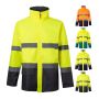 VL THEMIS LARGE. Parka bicoloră (190g/m²), din poliester (100%), cu strat PU - Personalizat