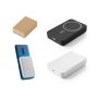 AMPERE 10. Power bank magnetic de 10'000 mAh cu încărcător wireless ultrarapid de 15W în ABS 100% reciclat (100% rABS) - Personalizat
