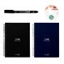 STARTER KIT INFINITE PLANNER A5. Setul include un "Jurnal infinit", kit de curățare, marker și suport pentru marker