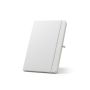 ANNE SUB. Caiet A5 din poliester reciclat (100% rPET) 300D, ideal pentru personalizarea prin sublimare - Alb