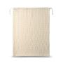 NAPOLI. Rucsac din 100% bumbac (120 g/m²) cu față din plasă de bumbac 100% (100 g/m²) - Natural deschis - Personalizat