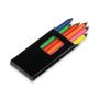 MEMLING. Cutie cu 6 creioane colorate - Negru - Personalizat