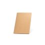 ALCOTT A5. Notepad A5 cu coperta de carton (250 g/m²) și pagini simple - Natural