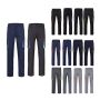 VL FIDES. Pantaloni extensibili cu buzunare multiple (240g/m²), în două tonuri, din bumbac (46%), EME (38%) și poliester (16%) - Personalizat