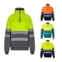 VL THOR. Hanorac bicolor (300g/m²) din fleece de poliester (100%) - Personalizat