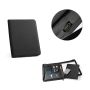 EMERGE FOLDER. Mapa 300 D poliester reciclat (100% rPET) A4 cu fermoar - Personalizat