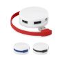 GARDNER. HUB cu cablu și 4 porturi USB-A în ABS - Personalizat