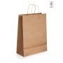 ELLEN. Punga de hârtie kraft (115 g/m²) - Natural - Personalizat