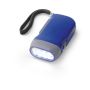 EDDIE. Lanternă Dynamo cu 3 LED-uri - Albastru - Personalizat