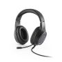 Thorne Headset RGB. Căști din ABS cu cablu de 2 m, microfon și lumini LED RGB - Negru - Personalizat