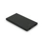 DENNING. Power bank subțire din oțel inoxidabil de 5'000 mAh - Negru - Personalizat