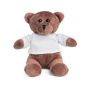 GRIZZLY. Jucărie de pluș ursuleț cu tricou îmbrăcat - Alb - Personalizat