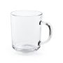 SOFFY. Cană de sticlă 230 mL - Transparent - 230 mL - Personalizat