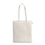 BEJA. Sacoșă 100% bumbac reciclat (180 g/m²) - Natural deschis - Personalizat