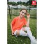 THC RUN KIDS WH. Șosete sport pentru copii la jumătatea gambei