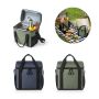 ROMA M. Geantă frigorifică căptușită din poliester reciclat 600D ripstop 11 L - Personalizat