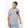 STRIPED SHORT SLEEVE SAILOR T-SHIRT WITH POCKET