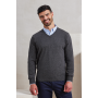 MEN'S KNITTED V-NECK SWEATER