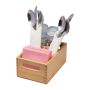 Suport mare organizator tacâmuri - Beige - 18 × 12 × 8
